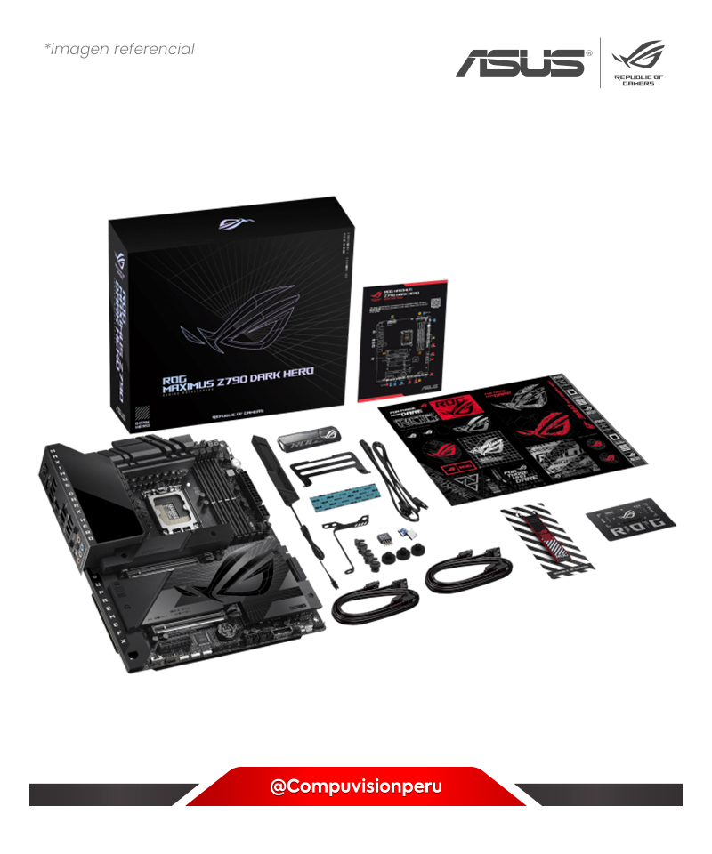 PLACA ASUS ROG MAXIMUS Z790 DARK HERO LGA1700 INTEL Z790 DDR5 M.2 SATA 6GB WIRELESS & BLUETOOTH