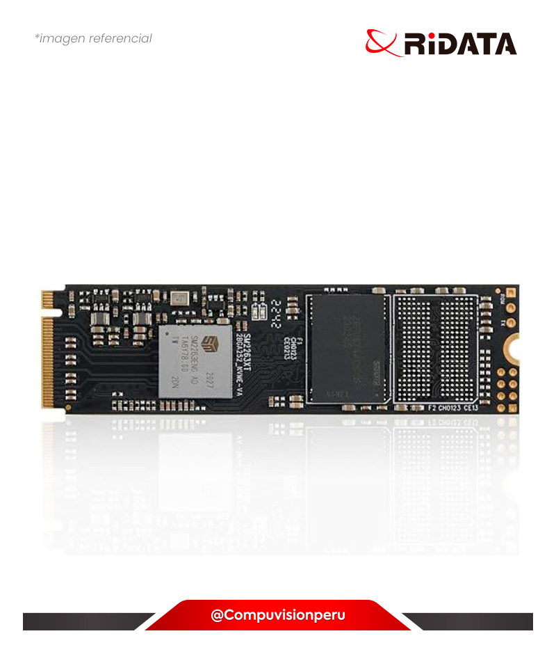 DISCO SOLIDO SSD 256GB RIDATA E801 256GB NVME M.2 PCIE GEN3X4 2280 E801-256GB