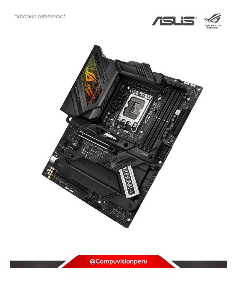 PLACA ASUS ROG STRIX Z790-H GAMING WIFI 6E INTEL Z790 LGA 1700 DDR5 PCIE 5.0 HDMI DP M.2 SATA 6GB BLUETOOTH