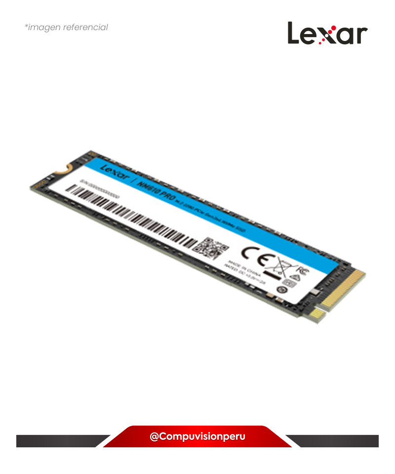 DISCO SOLIDO SSD 1TB LEXAR NM610 PRO M.2 PCIEX GEN 3 M.2 LNM610P001T-RNNNG