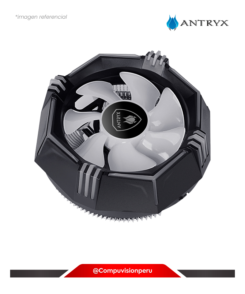 COOLER DE CPU ANTRYX MIRAGE 210 RAINBOW RGB ACC-210R INTEL AMD ALUMINUM