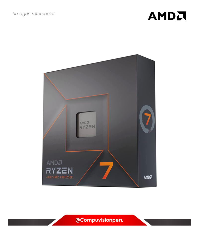 CPU AMD RYZEN 7 7700X AM5 8N 16TH 4.5GHZ 32MB AMD RADEON GRAPHICS TURBO CORE 5.4GHZ S/COOLER