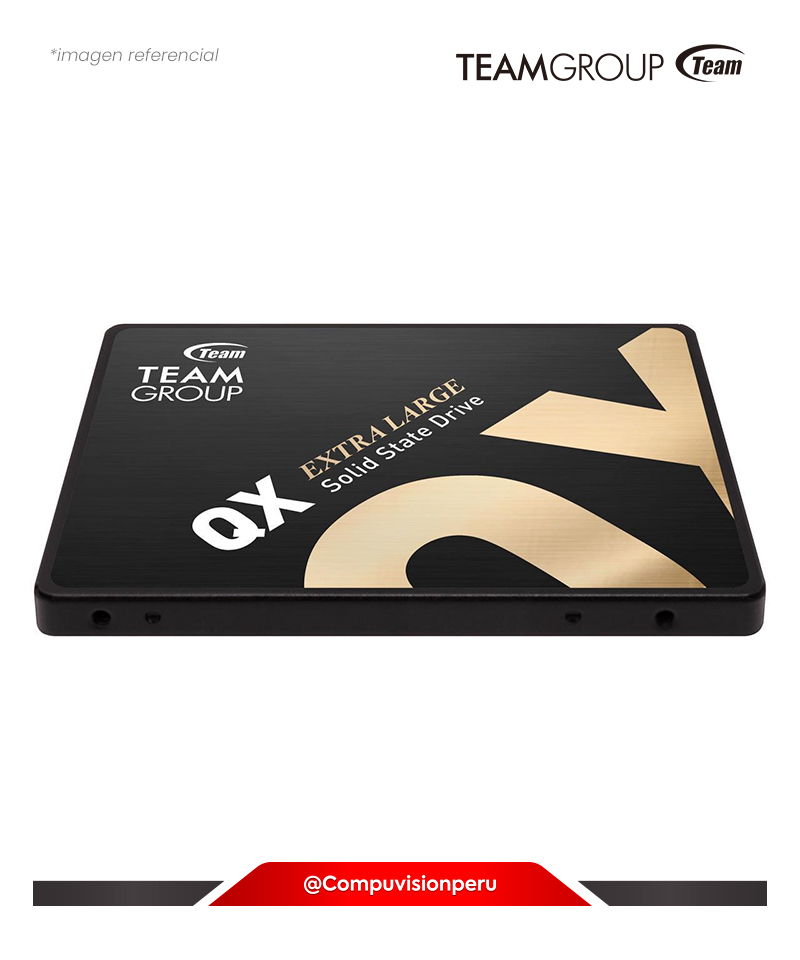 DISCO SOLIDO SSD 1TB TEAMGROUP QX QLC 3D SATA 6.0 GBS 2.5 T253X7001T0C101