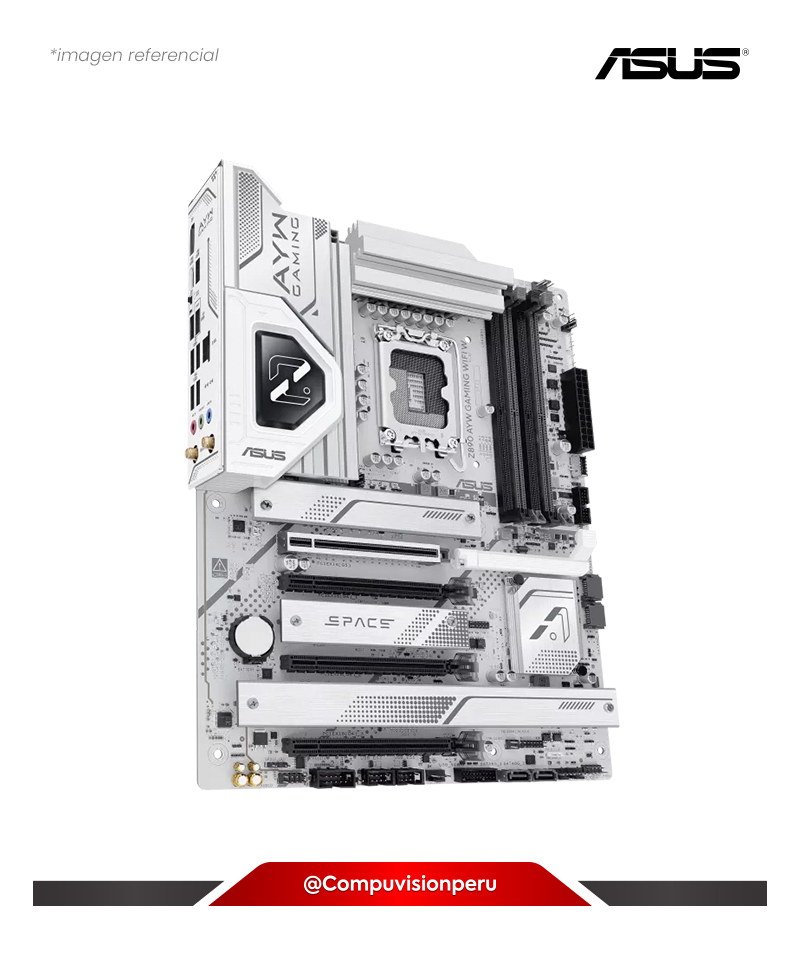 PLACA ASUS Z890 AYW GAMING WIFI W LGA 1851 INTEL Z890 DDR5 HDMI DP M.2 SATA 6GB BLUETOOTH ATX