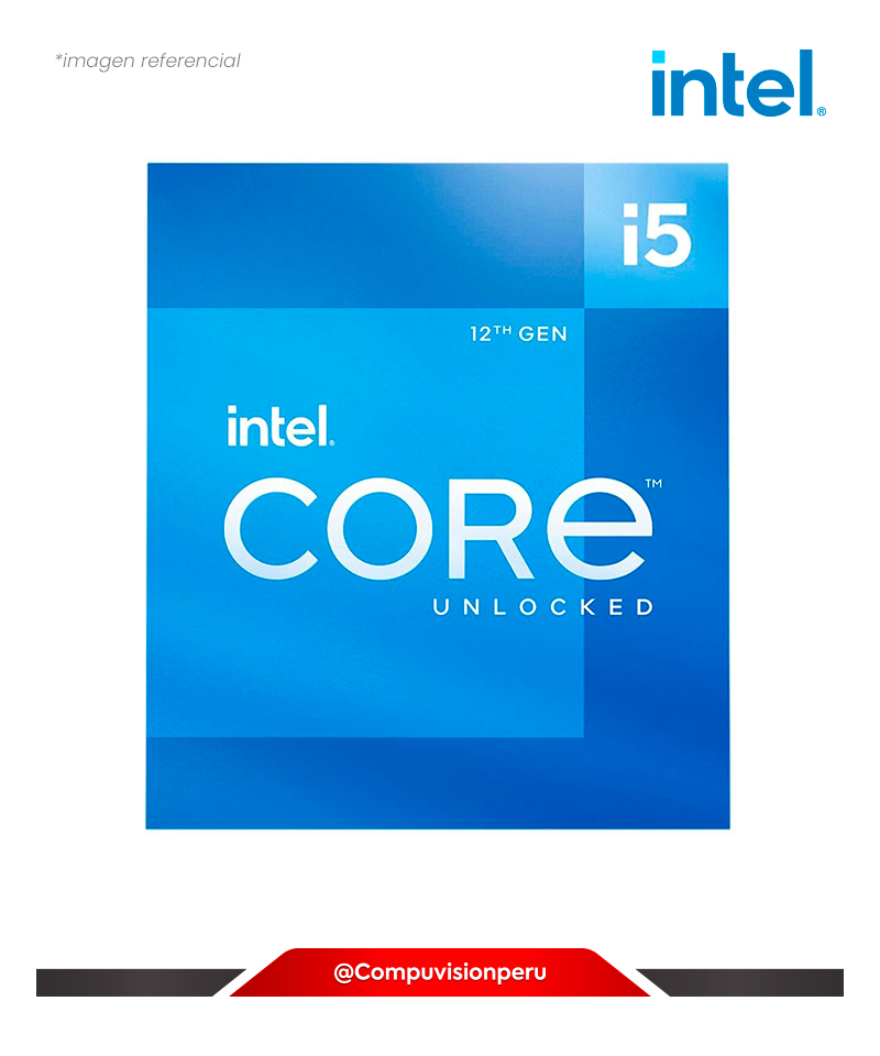 CPU INTEL CORE I5-12600KF 10N / 16TH 20MB 2.80GHZ LGA 1700 TURBO CORE 4.9GHZ S/G TDP 125W