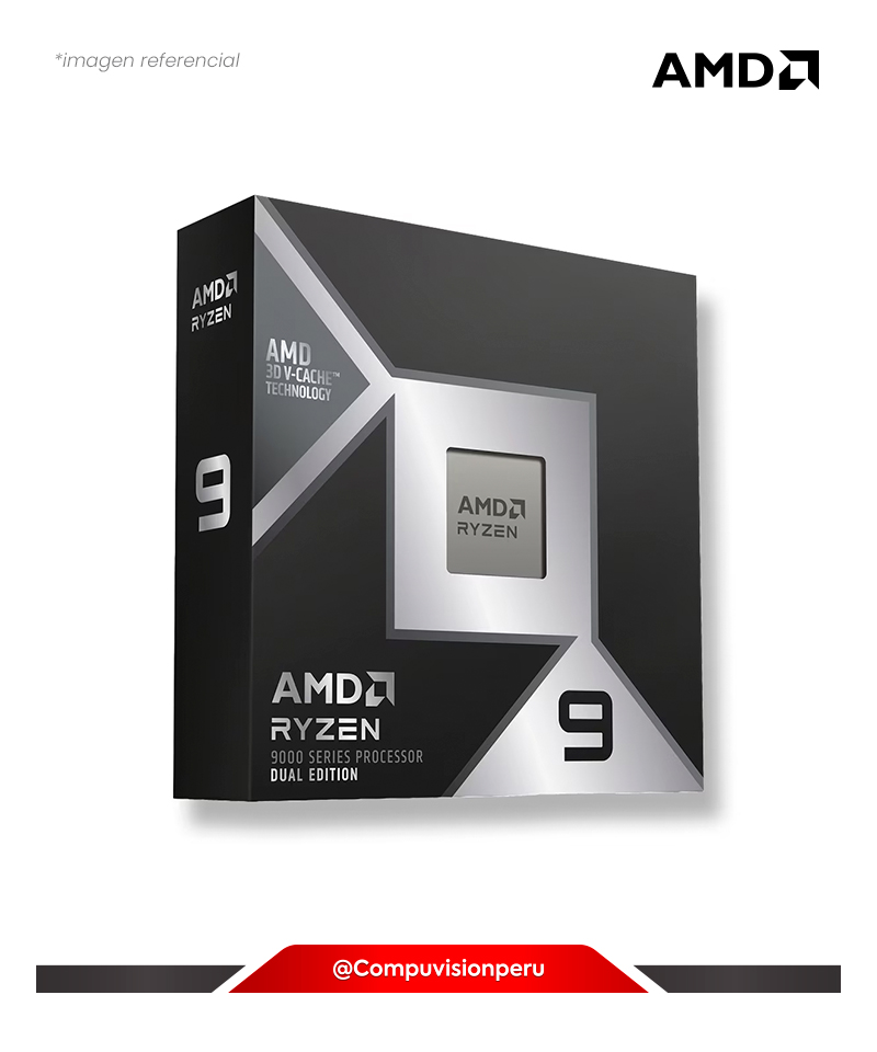 CPU AMD RYZEN 9 9950X3D2 DUAL EDITION AM5 16N 32TH 4.3GHZ 192MB TDP 200W AMD RADEON GRAPHICS TURBO CORE 5.6GHZ