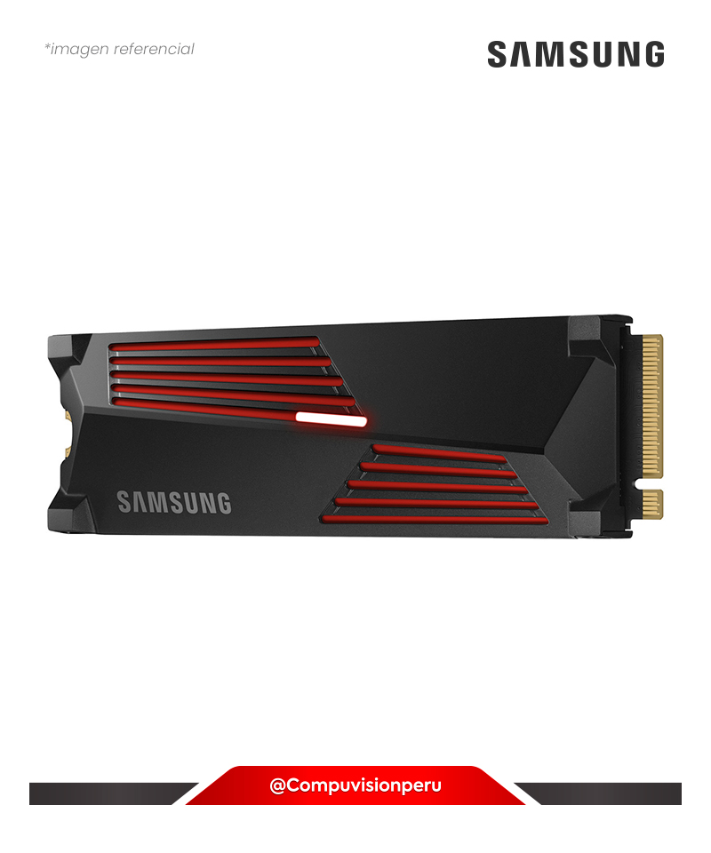 DISCO SOLIDO SSD 4TB SAMSUNG 990 PRO CON DISIPADOR PCIE GEN 4.0 X4 NVME 2.0 M.2 2280 V-NAND 3-BIT MLC MZ-V9P4T0CW