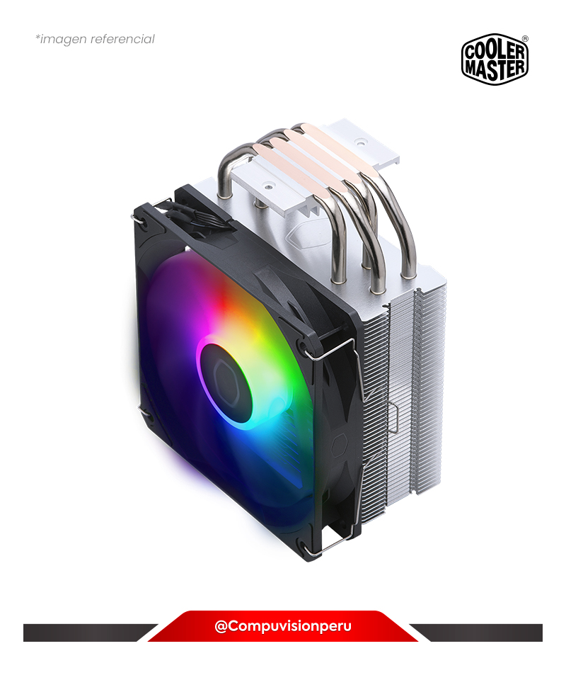 COOLER DE CPU COOLER MASTER HYPER 212 SPECTRUM V3 ARGB INTEL/AMD RR-S4NA-17PA-R1