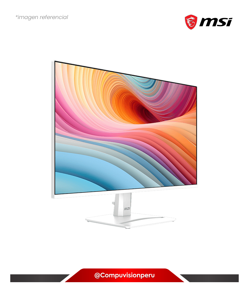 MONITOR 27 IPS MSI PRO MP275W E2 1080P 1MS 120HZ VGA HDMI DP ADAPTIVE-SYNC HEADPHONE-OUT SPEAKER 2*2W