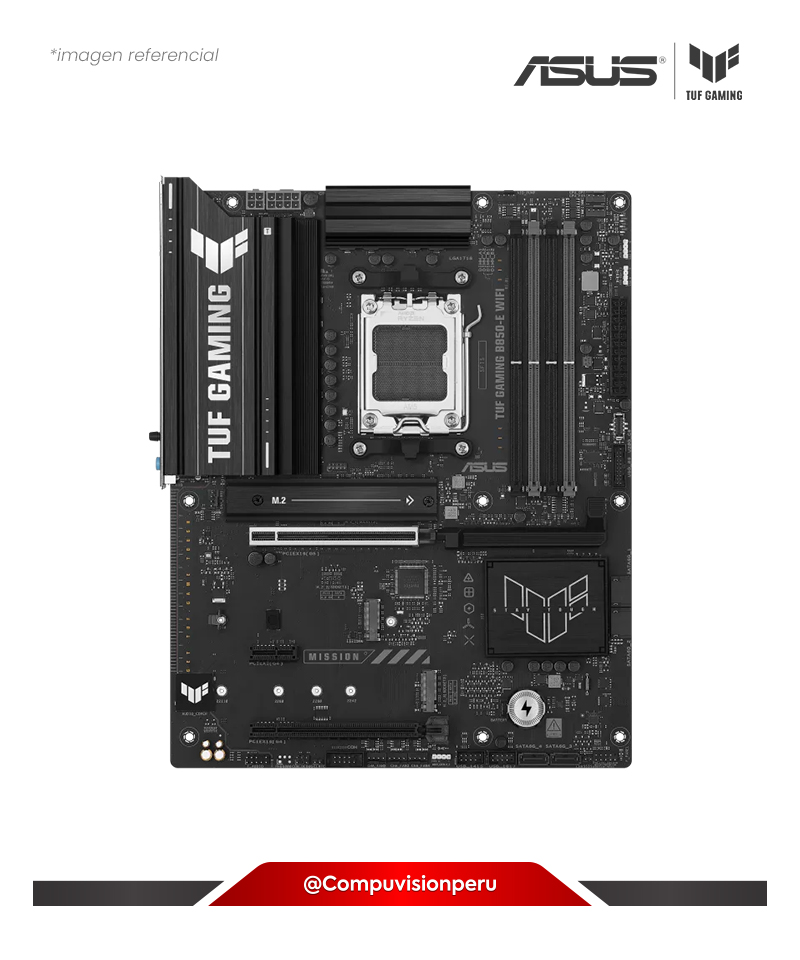 PLACA ASUS TUF GAMING B850-E WIFI AM5 AMD B850 DDR5 M.2 SATA 6GB BLUETOOTH  USB-10 M-ATX