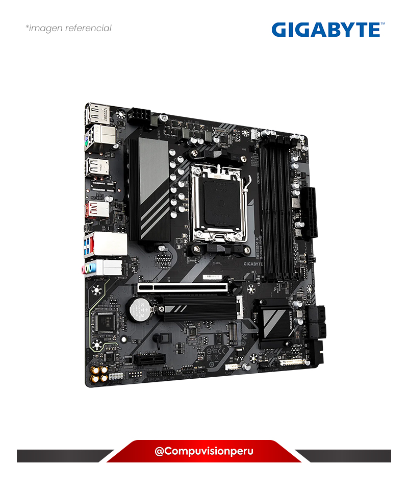 PLACA GIGABYTE B650M K AMD AM5 DDR5  HDMI DP M.2 SATA 6GB USB3.2 M-ATX