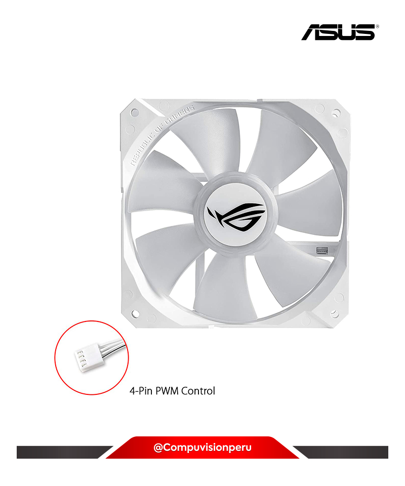 COOLER DE CPU ASUS ROG STRIX LC 360 RGB WHITE EDITION LIQUID CPU COOLER WITH AURA SYNC ROG STRIX LC 360 RGB WE