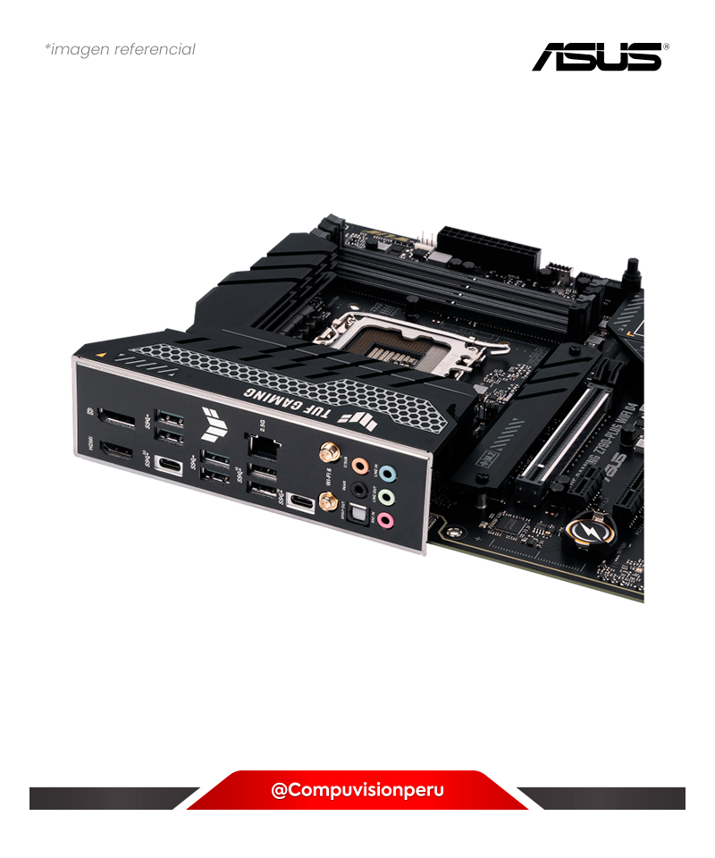 PLACA ASUS TUF GAMING Z790-PLUS WIFI D4 LGA 1700 INTEL Z790 DDR4 PCIE 5.0 M.2 THUNDERBOLT BLUETOOTH ATX