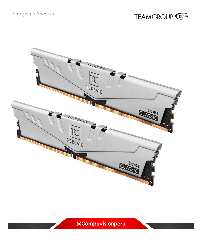 MEMORIA 32GB (16*2) DDR4 3200MHZ TEAMGROUP T-CREATE CLASSIC CL22 TTCCD432G3200HC22DC01