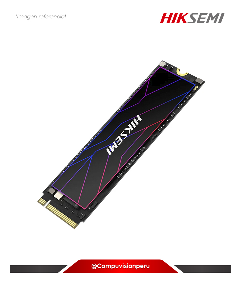 DISCO SOLIDO SSD HIKSEMI  1024G M.2 PCIE 4.0 X4  7100MB/S R 6000MB/S W NVME HS-SSD-FUTURE LITE 1024G