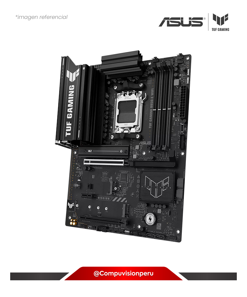 PLACA ASUS TUF GAMING B850-E WIFI AM5 AMD B850 DDR5 M.2 SATA 6GB BLUETOOTH  USB-10 M-ATX