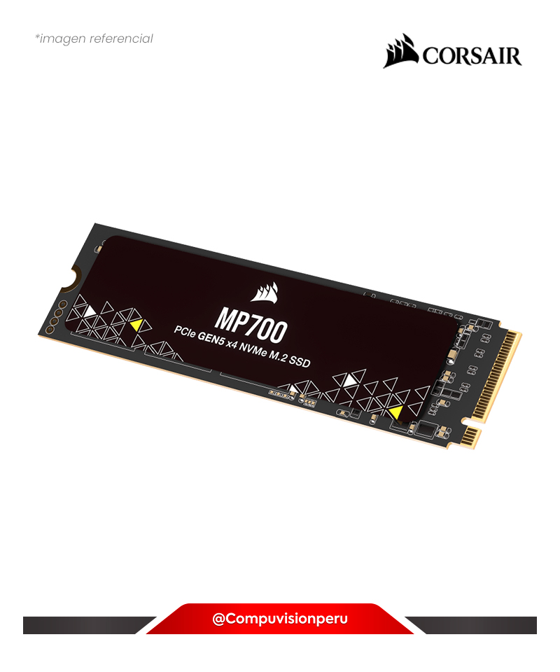 DISCO SOLIDO SSD 2TB CORSAIR MP700 PCIE 5.0 5X4 NVME M.2 2280 CSSD-F2000GBMP700R2