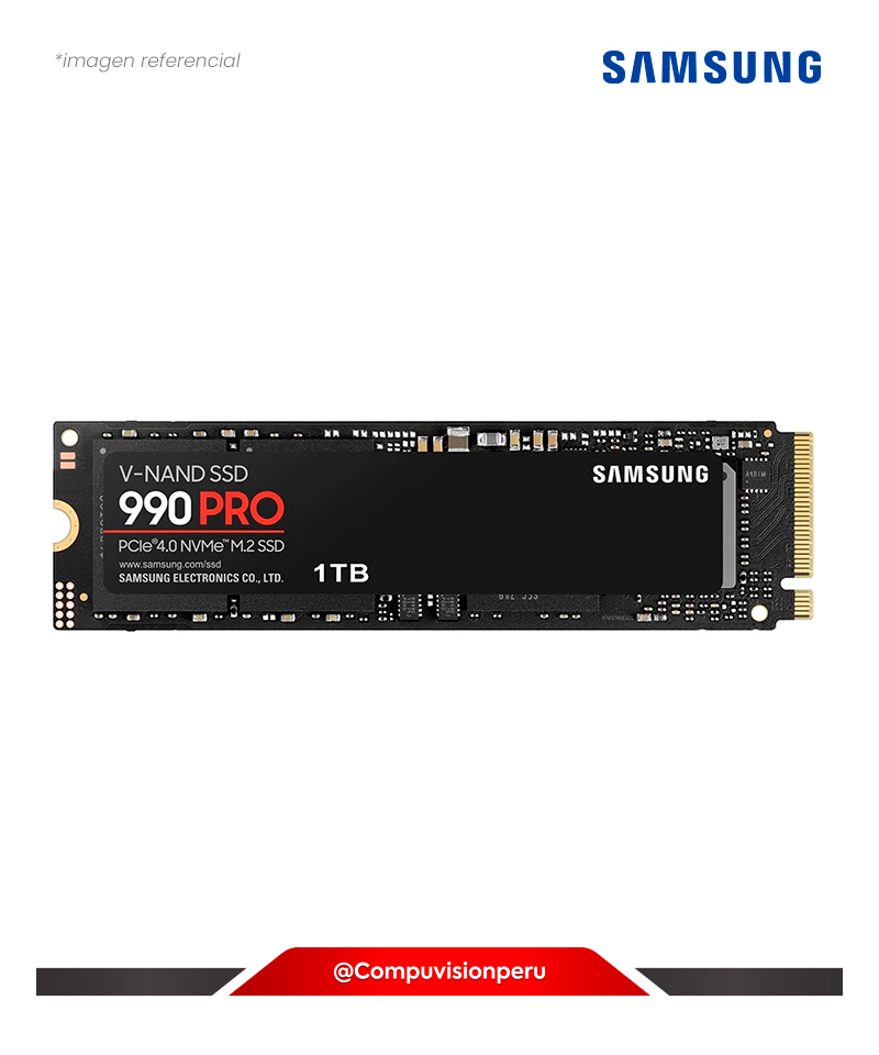 DISCO SOLIDO SSD 1TB SAMSUNG 990 PRO BLACK BLISTER M.2 2280 PCIE GEN 4 X4 NVME MZ-V9P1T0B