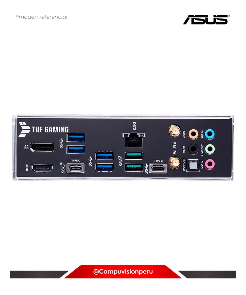 PLACA ASUS TUF GAMING Z690-PLUS WIFI D4 LGA 1700  DDR4   M.2 INTEL 2.5 GB ETHERNET HDMI/DP USB 3.2