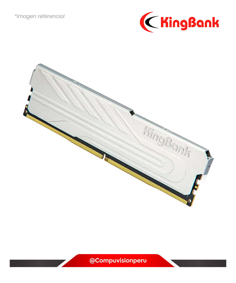 MEMORIA 16GB DDR4 BUS 3200MHZ KINGBANK SILVER CL16 1.35V INTEL XMP WITH HEATSINK 9SIBW2BK9J5081