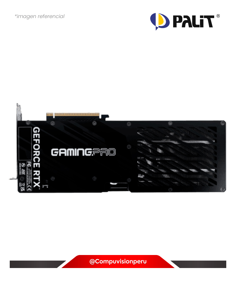 VIDEO PALIT GEFORCE RTX 5080 GAMINGPRO OC 16GB GDDR7 256-BIT CUDA 10752 HDMI DP ARGB NE75080S19T2-GB2031Y