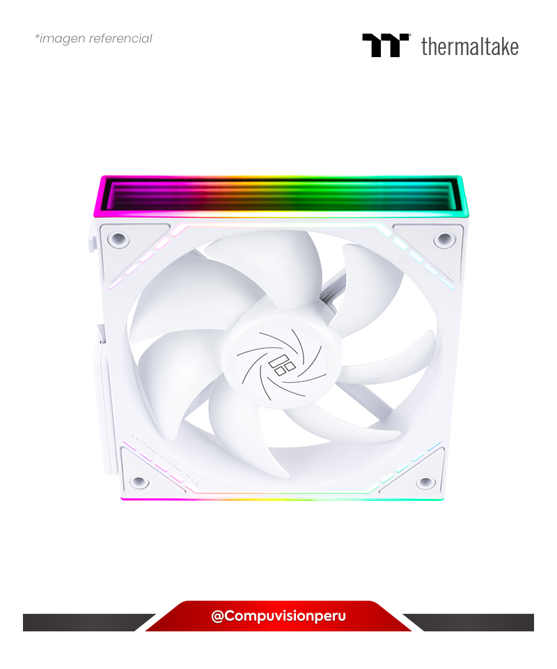 COOLER DE CASE THERMALRIGHT TL-M12QWX3 WHITE 3*1200 2000 RPM ARGB