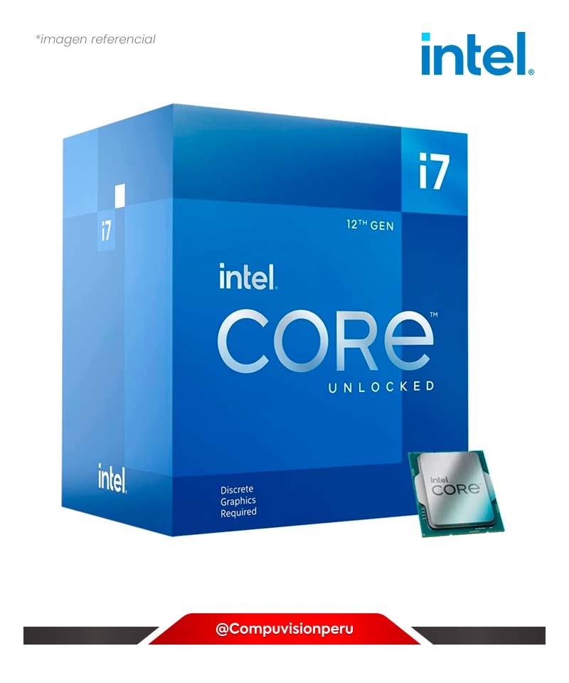CPU INTEL CORE I7-12700F 12N/20TH 2.10GHZ 25MB LGA 1700 TURBO CORE 4.90GHZ