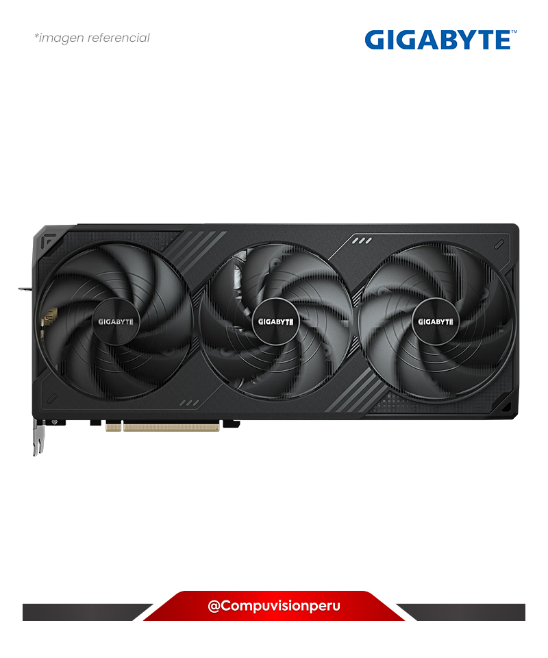 VIDEO GIGABYTE GEFORCE RTX 5090 WINDFORCE OC 32G 32GB GDDR7 CUDA 21760 512-BIT HDMI DP PCI-EX GV-N5090WF3OC-32GD