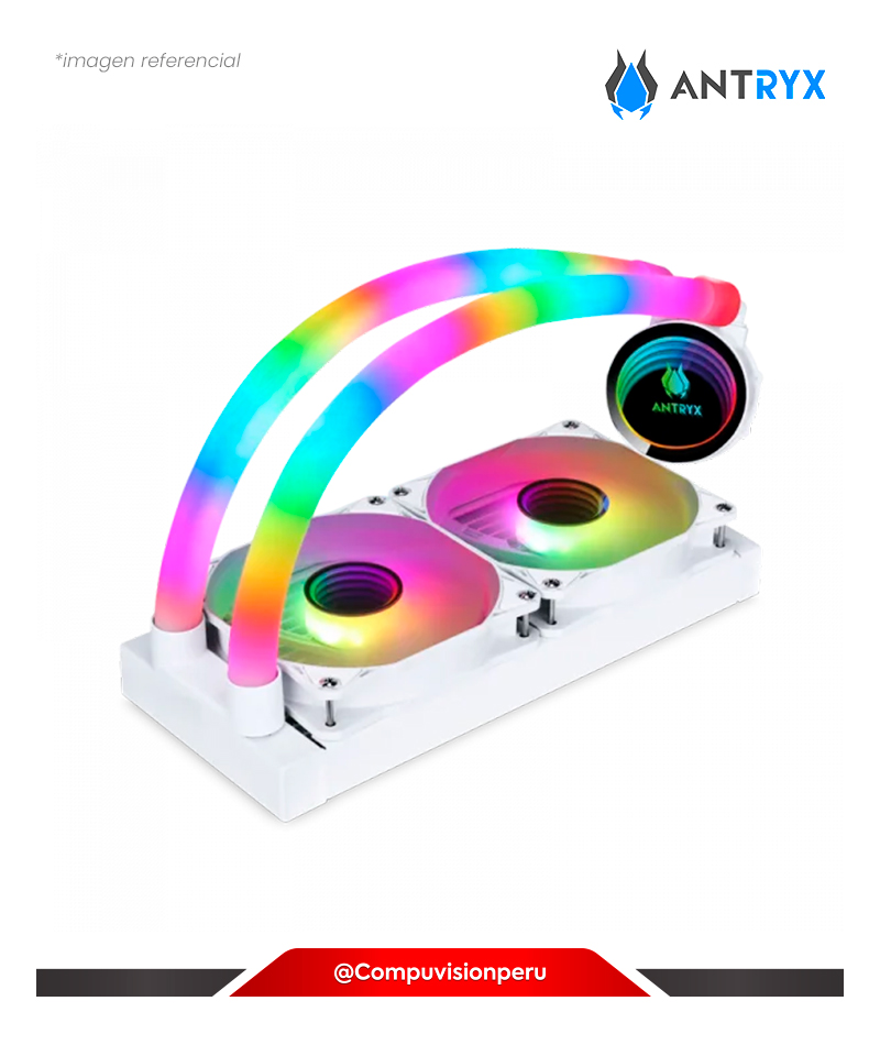 COOLER DE CPU ANTRYX TRITON INFINITY 240 WHITE ARGB HYDRO AWC-TI240W