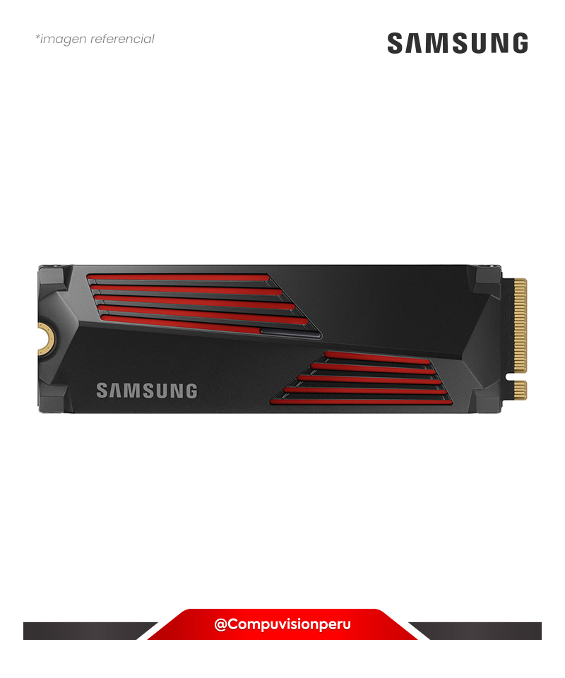 DISCO SOLIDO SSD 4TB SAMSUNG 990 PRO CON DISIPADOR PCIE GEN 4.0 X4 NVME 2.0 M.2 2280 V-NAND 3-BIT MLC MZ-V9P4T0CW