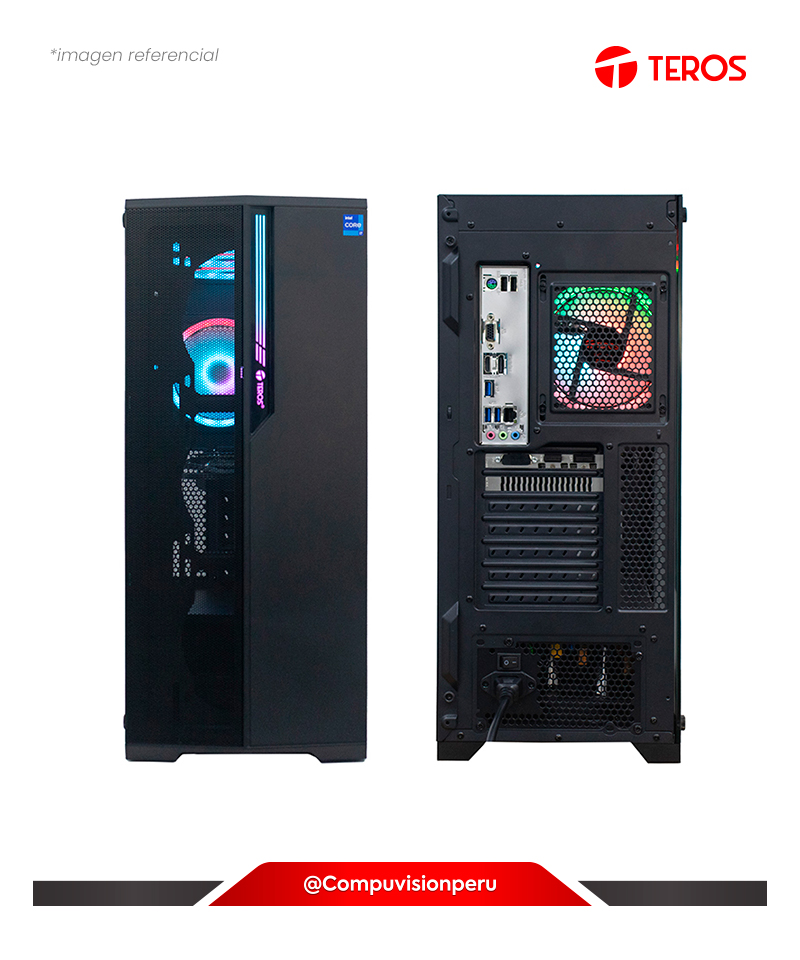 PC GAMING TEROS LEGEND U70 G1 INTEL CORE ULTRA 7 265F 2.4GHZ INTEL B850 16GB DDR5 1TB SSD M.2 GEFORCE RTX 5060 TI 8GB SO OEM