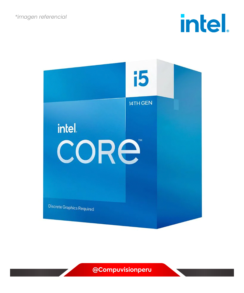 CPU INTEL CORE I5-14400 10N TH16 LGA 1700 2.5GHZ 20MB TDP 65W  INTEL UHD GRAPHICS 730