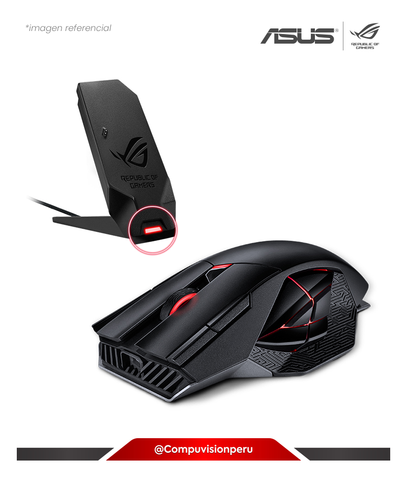 MOUSE ASUS P707 ROG SPATHA X WIRELESS GAMING MOUSE 12 PROGRAMMABLE BUTTONS 19000 DPI WIRED 2.4 GHZ