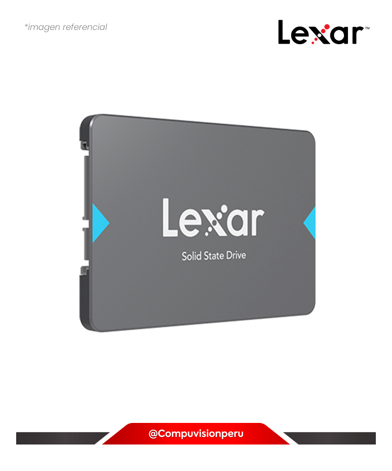 DISCO SOLIDO SSD 480GB LEXAR NQ100 GRIS SATA III 2.5 LNQ100X480G-RNNNU