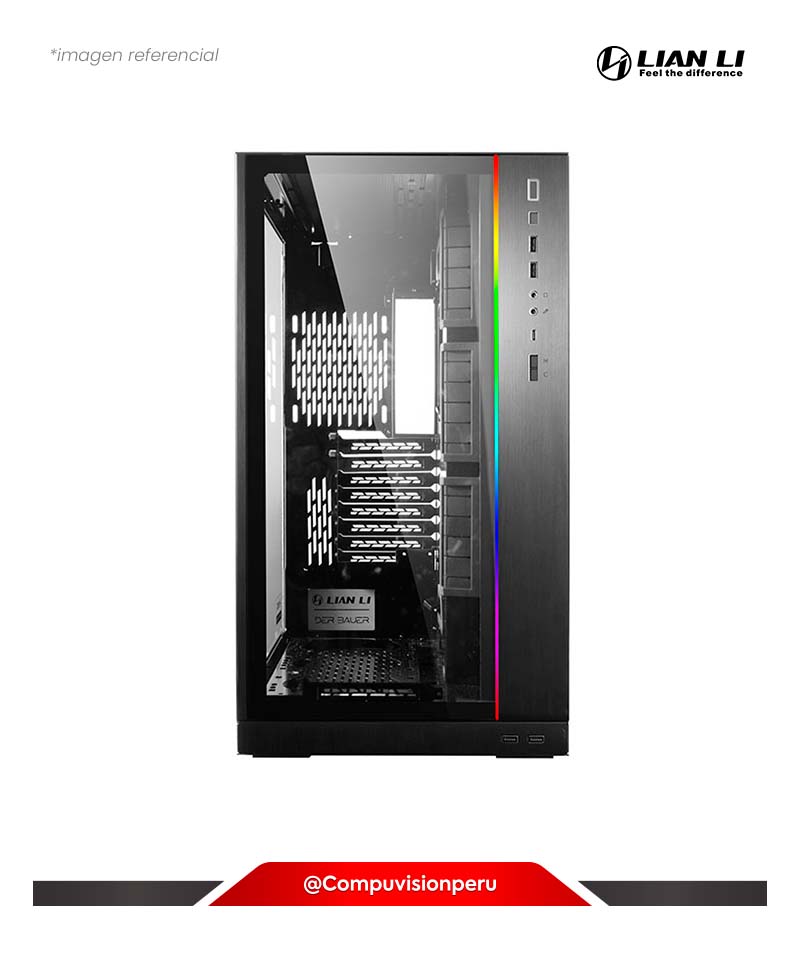 CASE LIAN LI PC-011 DYNAMIC XL ROG CERTIFIED BLACK ARGB VIDRIO TEMPLADO SIN FUENTE USB 3.1/USB 3.0 PN:G99.011DXL-X.00