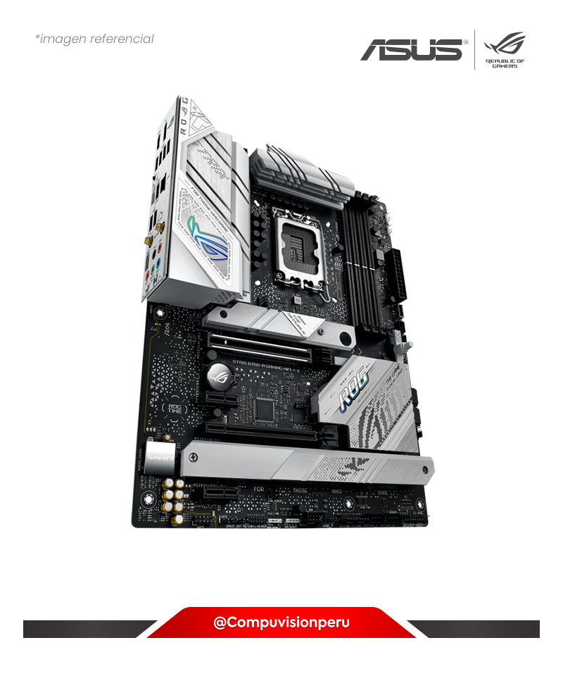 PLACA ASUS ROG STRIX B760-A GAMING WIFI INTEL B760 LGA1700 DDR5 HDMI DP M.2 BLUETOOTH V5.3 USB 3.2