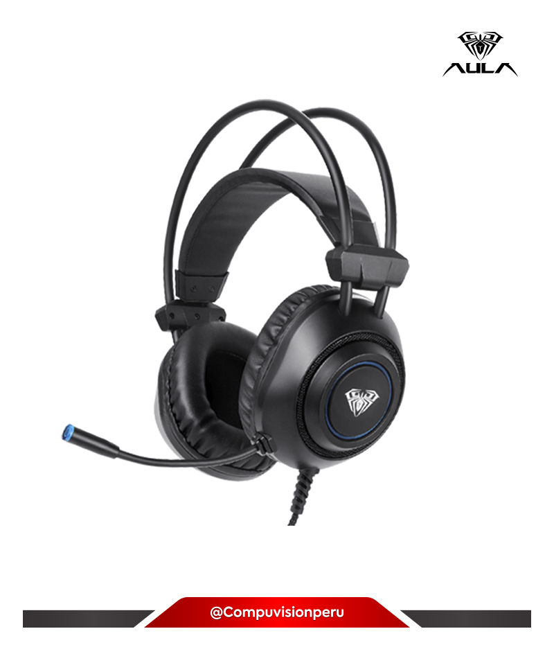 HEADSET AULA S600 BLACK CONECTOR 3.5MM