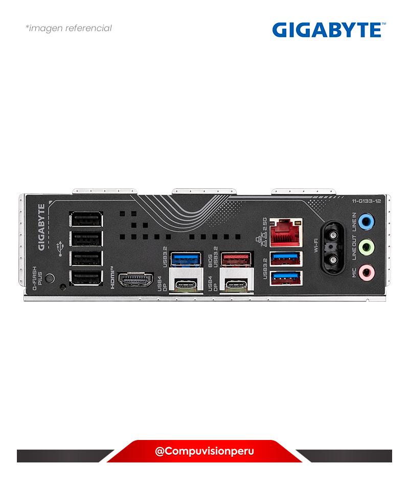 PLACA GIGABYTE X870 EAGLE WIFI7 AM5 AMD X870 DDR5 M.2 SATA 6GB USB 20GB BLUETOOTH ATX