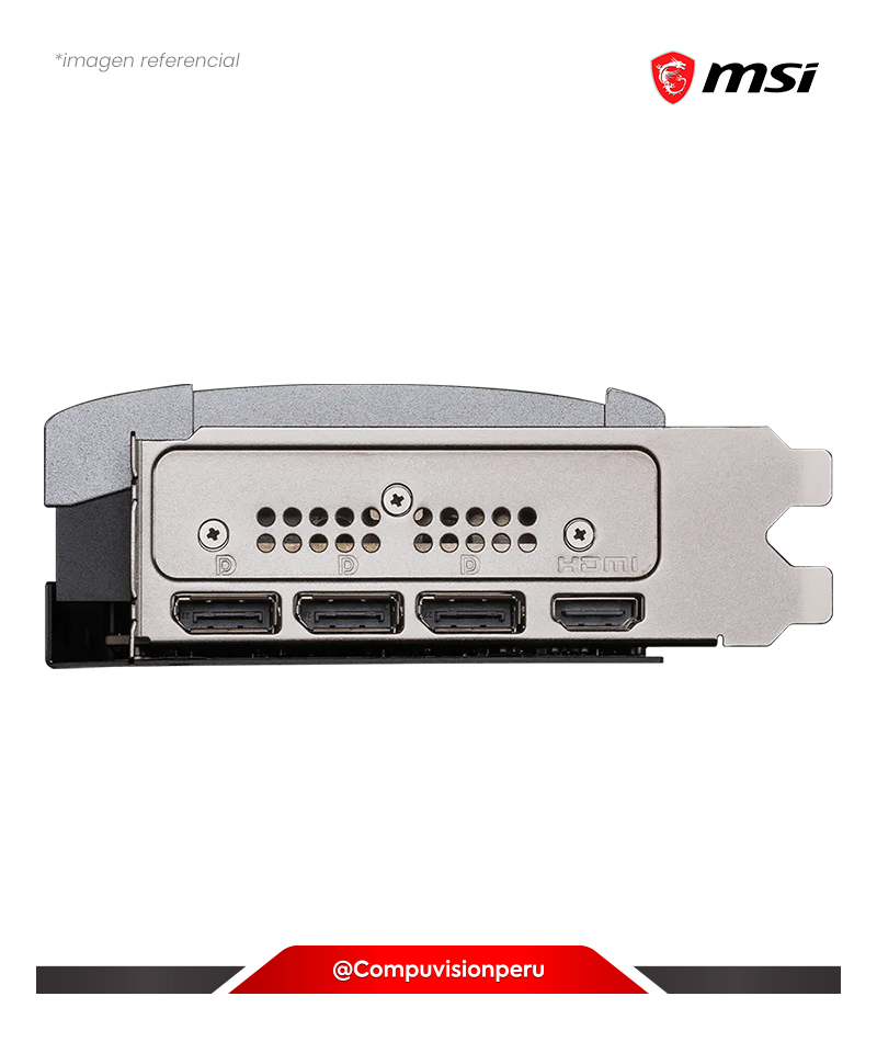 VIDEO MSI GEFORCE RTX 5070 12G VENTUS 3X OC 12GB GDDR7 CUDA 6144 192-BIT HDMI DP G5070-12V3C