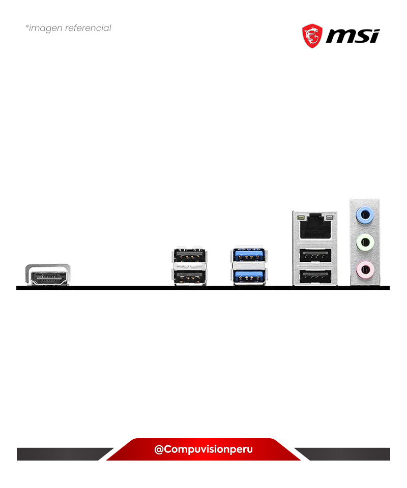 PLACA MSI PRO H610M-S DDR4 LGA 1700 SATA 6G M.2 USB3.0