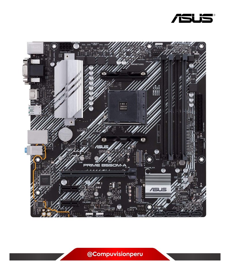 PLACA ASUS PRIME B550M-A / CSM AM4 AMD B550 SATA 6GB/S MICRO ATX