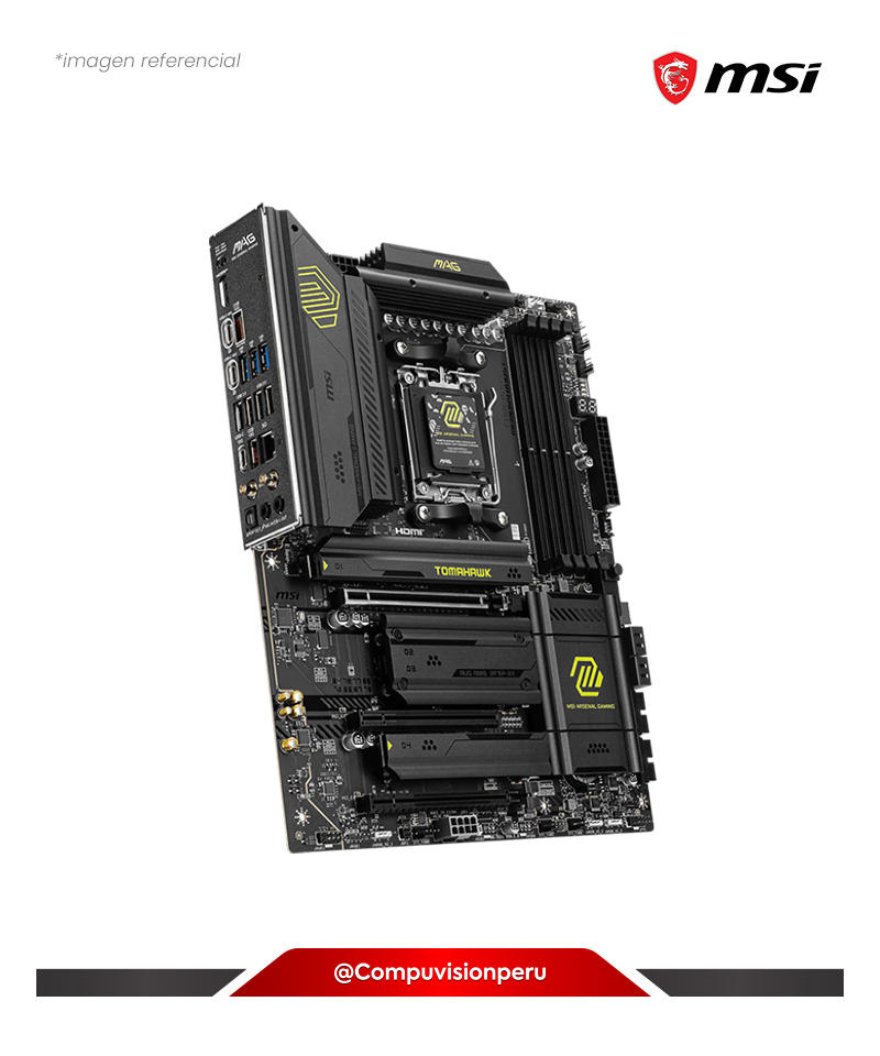 PLACA MSI MAG X870 TOMAHAWK WIFI AMD X870 DDR5 HDMI M.2 SATA 6GB USB 2.0 BLUETOOTH ATX