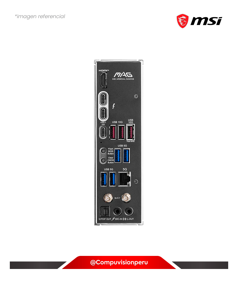 PLACA MSI MAG Z890 TOMAHAWK WIFI INTEL Z890 LGA 1851 DDR5 HDMI DP M.2 SATA 6GB