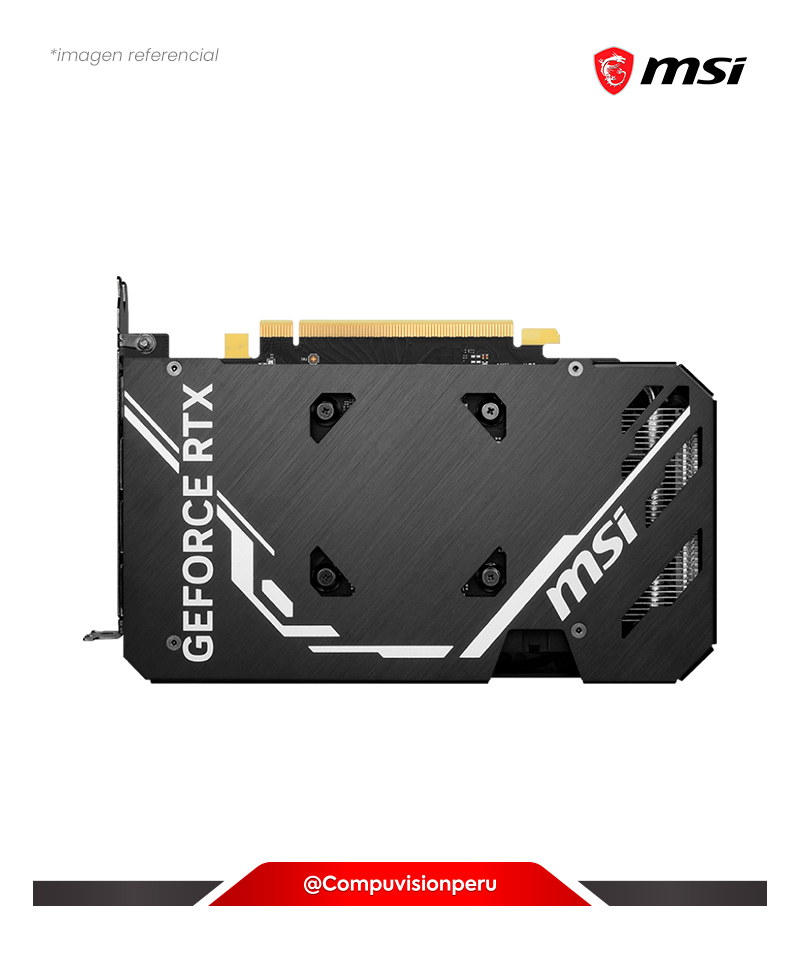 VIDEO MSI GEFORCE RTX 4060 TI VENTUS 2X BLACK 16G OC GDDR6 CUDA 4352 128-BIT HDMI DP RTX-4060-TI-VENTUS-2X-BLACK-16G-OC