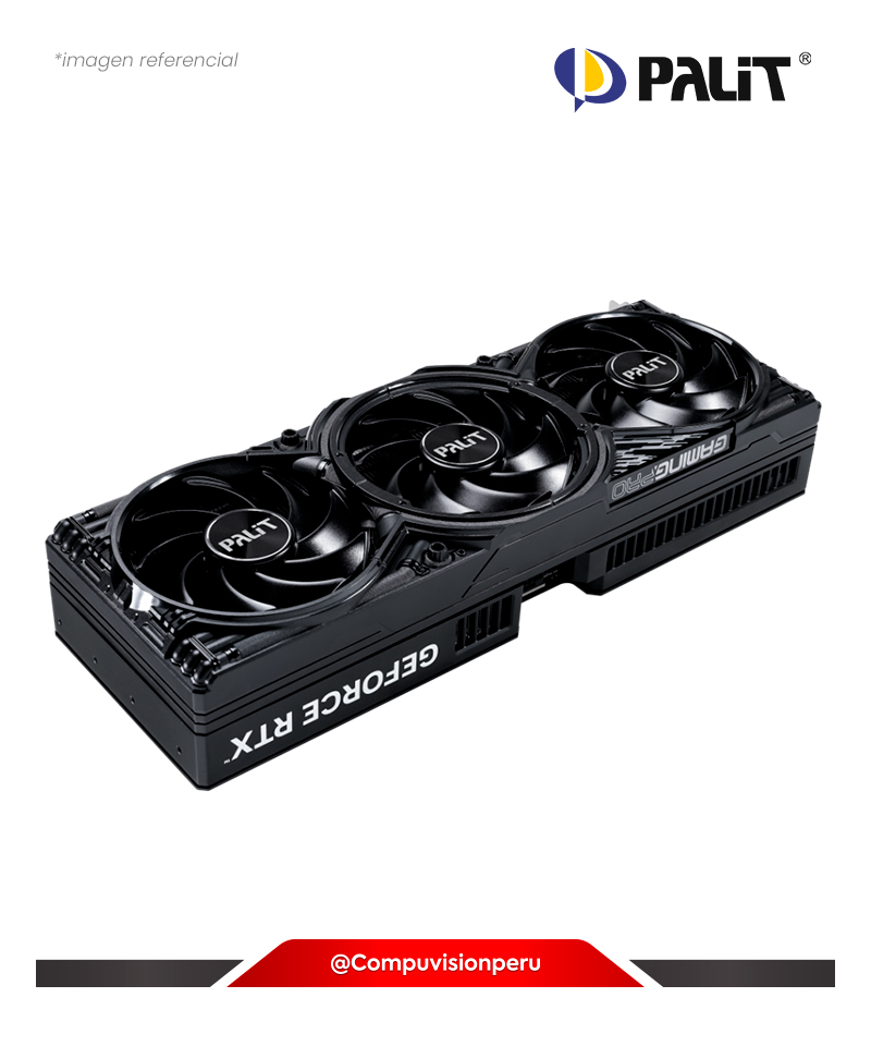 VIDEO PALIT GEFORCE RTX 5080 GAMINGPRO OC 16GB GDDR7 256-BIT CUDA 10752 HDMI DP ARGB NE75080S19T2-GB2031Y