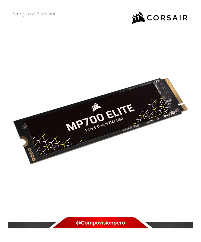 DISCO SOLIDO SSD 1TB CORSAIR MP700 ELITE PCIE 5.0 X4 NVME M.2 2280 CSSD-F1000GBMP700ENH