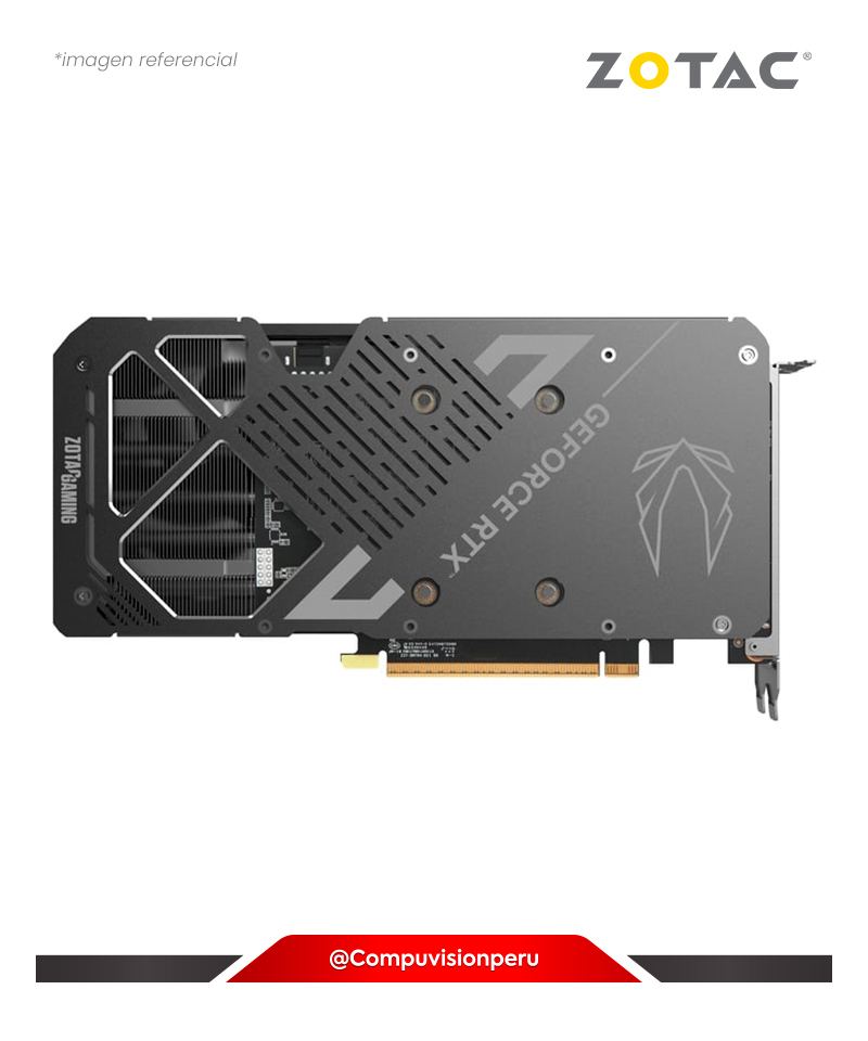 VIDEO ZOTAC NVIDIA GEFORCE RTX 5070 12GB TWIN EDGE OC 12GB GDDR7 192BIT PCIE CUDA 6144 HDMI DP ZT-B50700H-10A