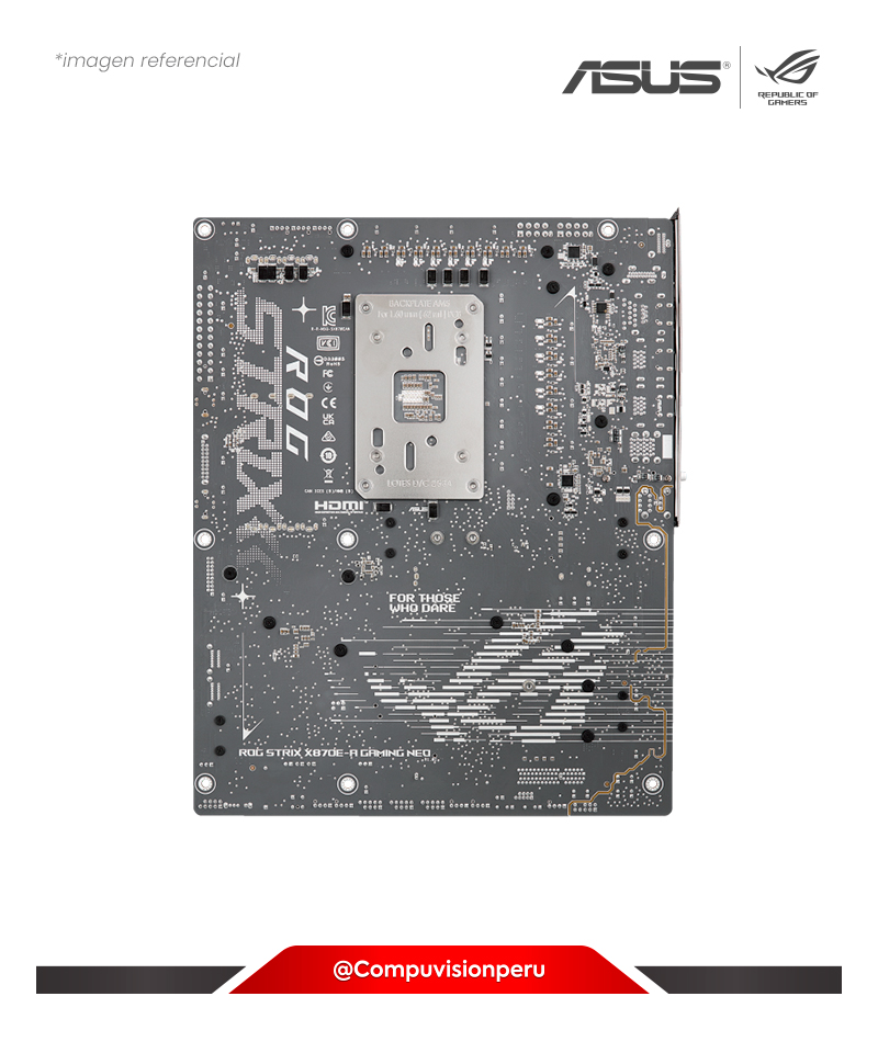 PLACA ASUS ROG STRIX X870E-A GAMING WIFI7 NEO AMD X870E AM5 DDR5 HDMI DP M.2 SATA 6GB BLUETOOTH ROG SUPREMEFX 7.1 ATX