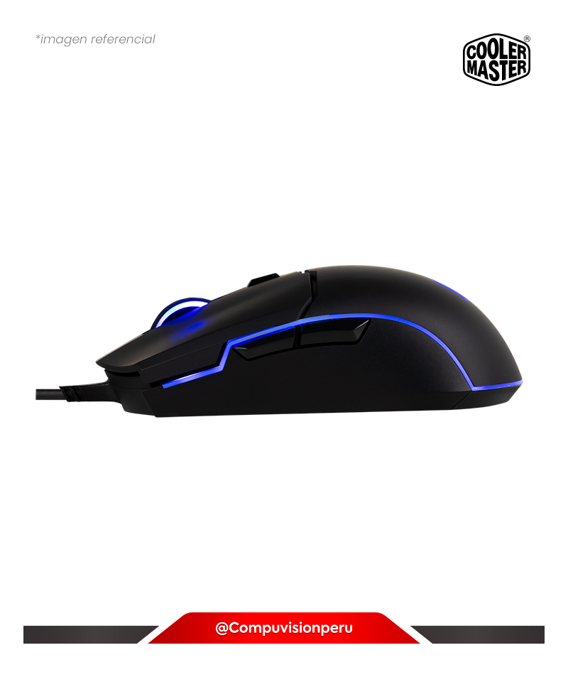 MOUSE COOLER MASTER CM110 RGB OPTICAL SENSOR ERGONOMICO USB2.0 CM-110-KKWO1
