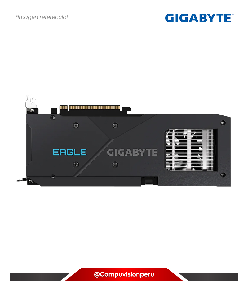 VIDEO GIGABYTE RADEON RX 6600 EAGLE 8G 8GB GDDR6 SP 1792 128-BIT HDMI DP GV-R66EAGLE-8GD